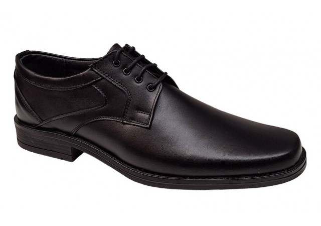 Pantofi barbati eleganti din piele naturala pentru politie pompieri GKR86N
